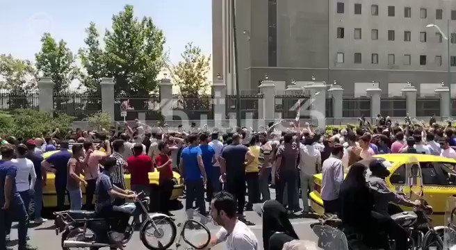 Protesters in Iran today, chant Palestine, Syria, are the causes of our miseries  