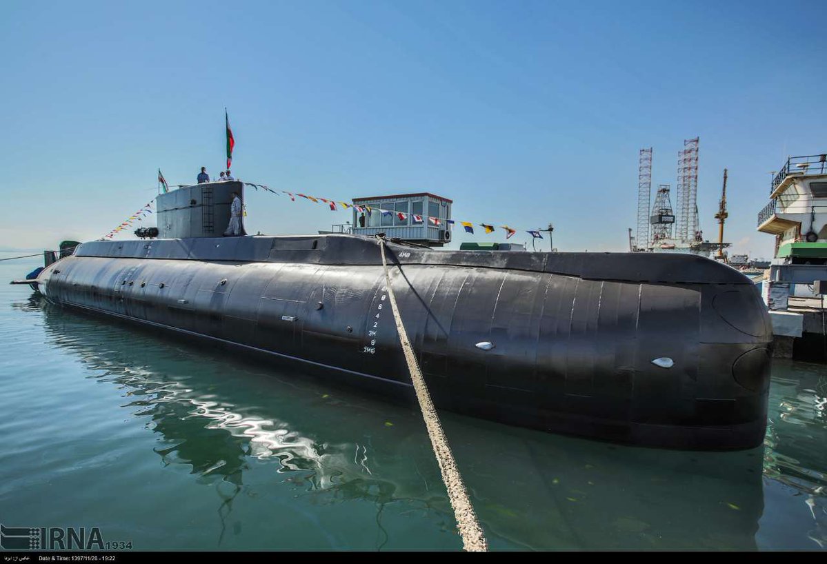 Iran has commissioned its first Fateh-class submarine. The 600t boat is ...