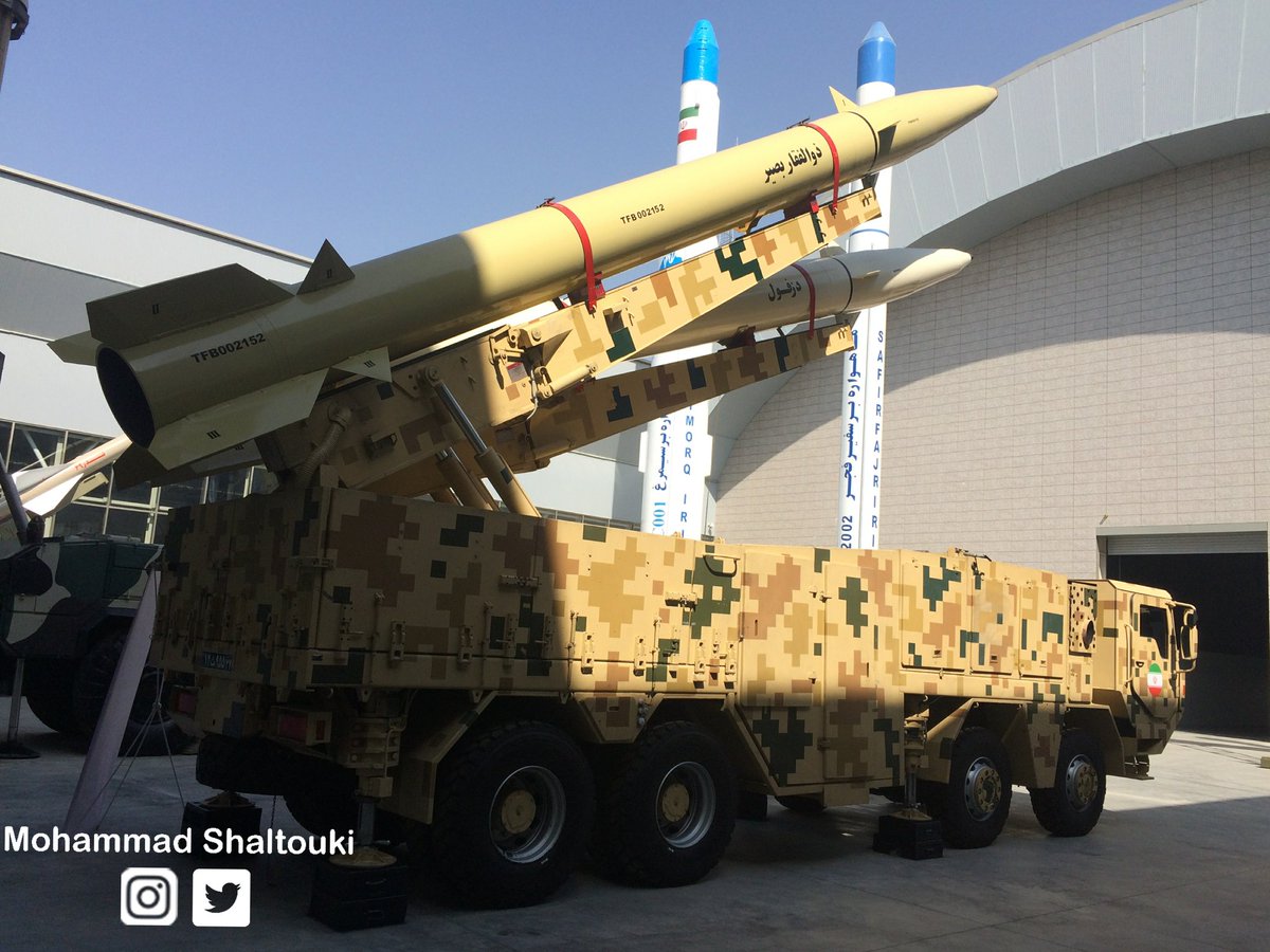 Iran today unveiled a new missile named Zolfaghar Basir (Basir in Arabic means seeing) which is equipped with optical contrast seekers