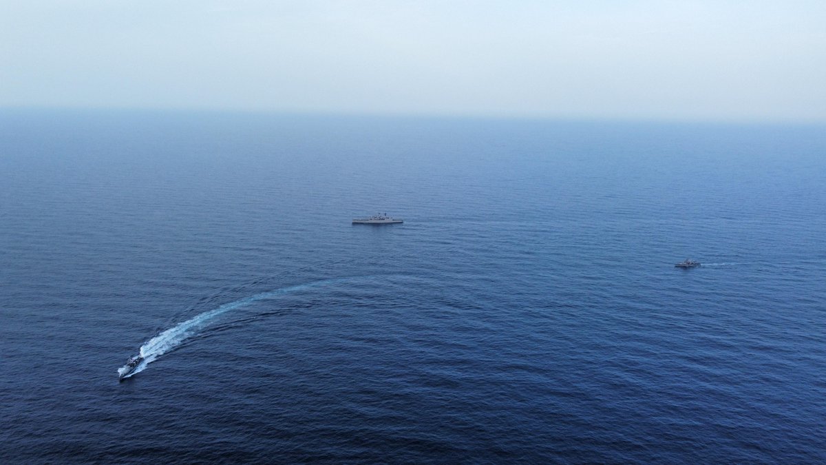 USS Tempest (PC 2) and USS Typhoon (PC 5) participated in a passing exercise with Indian frigate INS Betwa in the Gulf of Oman, Dec. 30, demonstrating mutual commitment to regional maritime security and stability