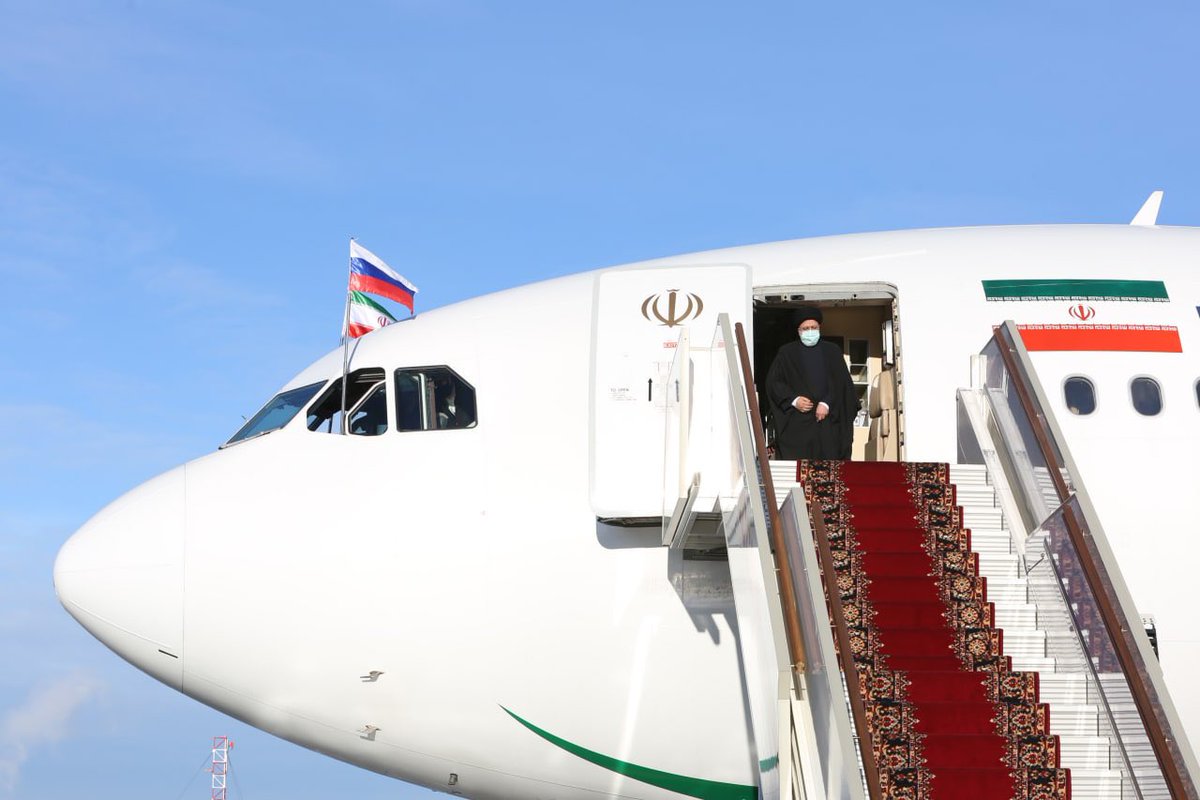 Iran president Raisi has arrived in Moscow for a two-day visit. He will meet Russia president Putin today on Wednesday
