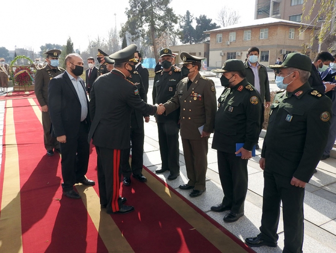 Azerbaijan Republic's Minister of Defense Zakir Hasanov, who is on an official visit to Tehran, held talks with Chief of the General Staff of the Iranian Armed Forces Mohammad Hossein Bagheri, discussing expansion of military and defense cooperation between Tehran and Baku
