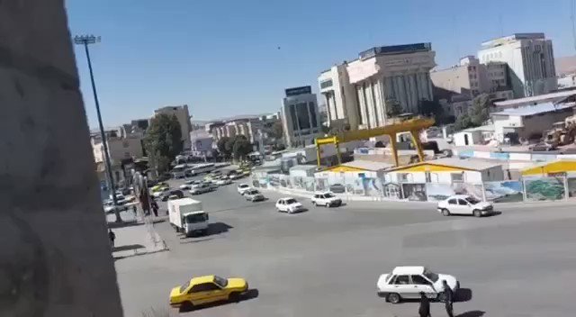 Iranians protesting today in Kermanshah