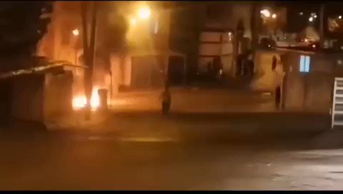 Divandareh, Kurdistan province. Heavy confrontation between protesters and security forces reportedly erupted on late Tuesday.  Iran   مهسا_امینی
