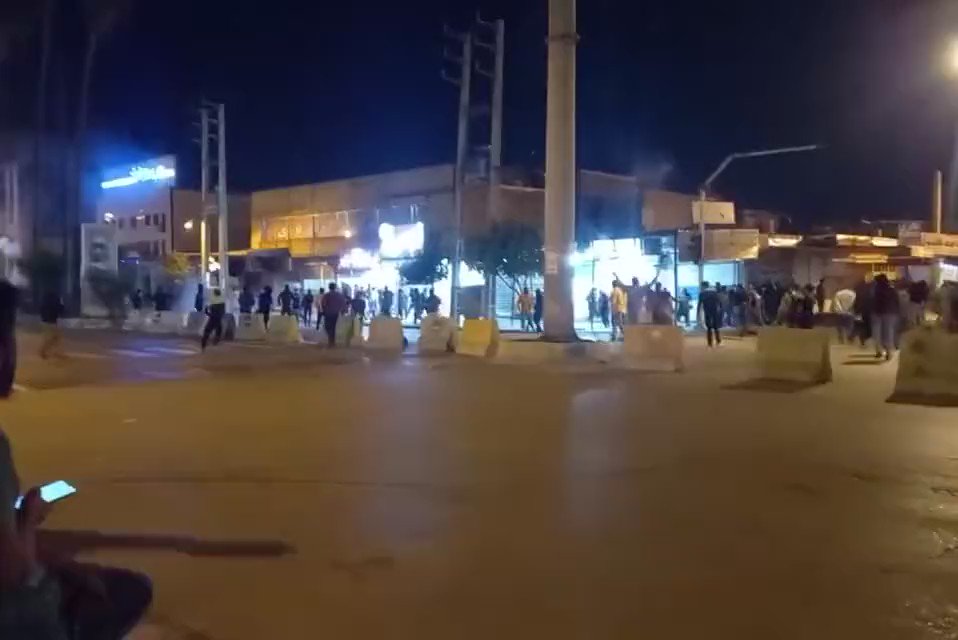Dehdasht, SW Iran  Locals are continuing the nationwide anti-government protests on the 69th night of the uprising and standing up to the security units