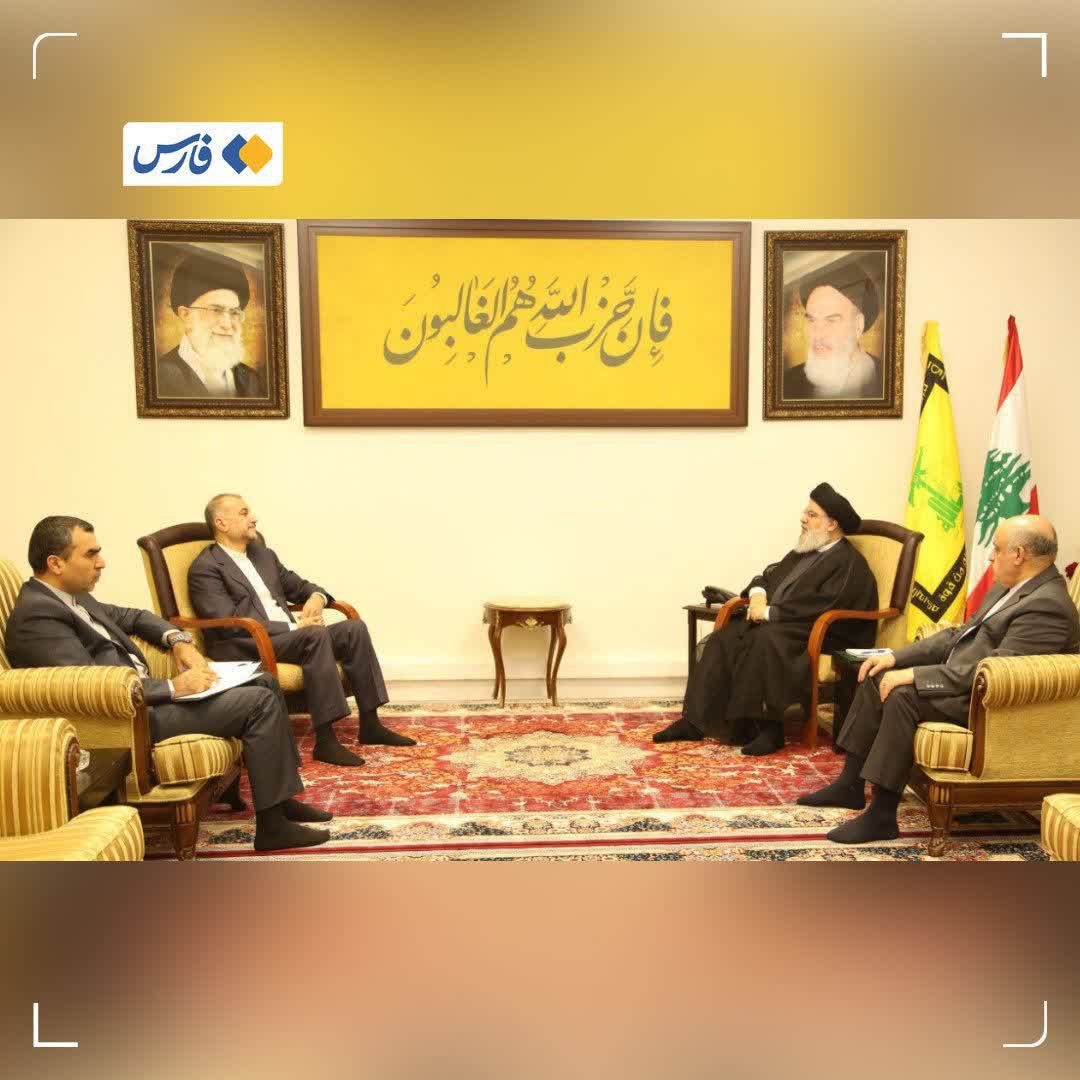 Today Iran's foreign minister met with Hezbollah's secretary-general during his visit to Lebanon. Important meeting in context of determining Hezbollah's next moves, but not unusual as Abdollahian usually meets with Nasrallah when he visits Beirut