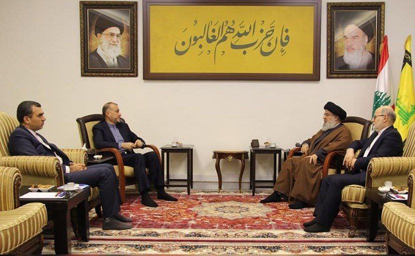 Iranian Foreign Minister Hossein Amir Abdollahian held a meeting with Hassan Nasrallah, the Secretary-General of the Hezbollah