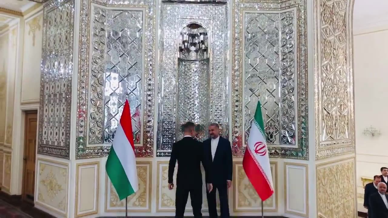 Iran and Hungary foreign ministers are now meeting in Tehran