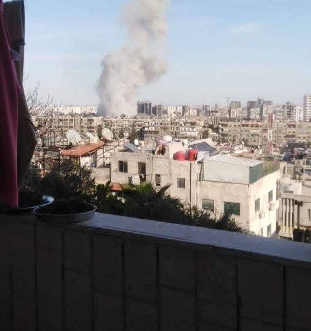 The Israeli Airforce targeted a building nearby the Iranian Embassy in Damascus, Syria
