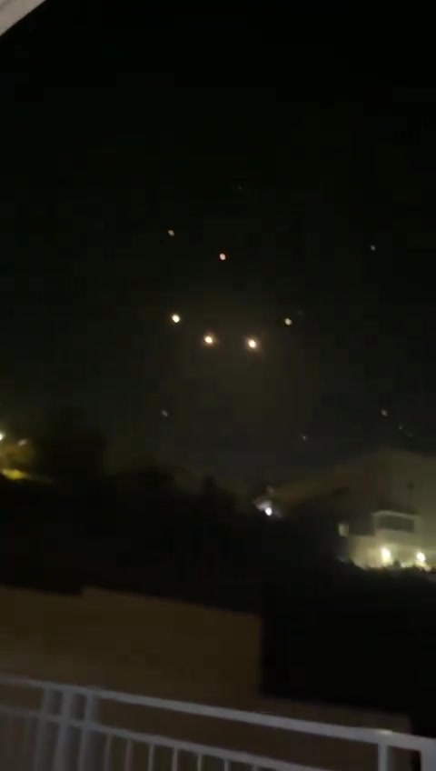 Air defenses active over Israel
