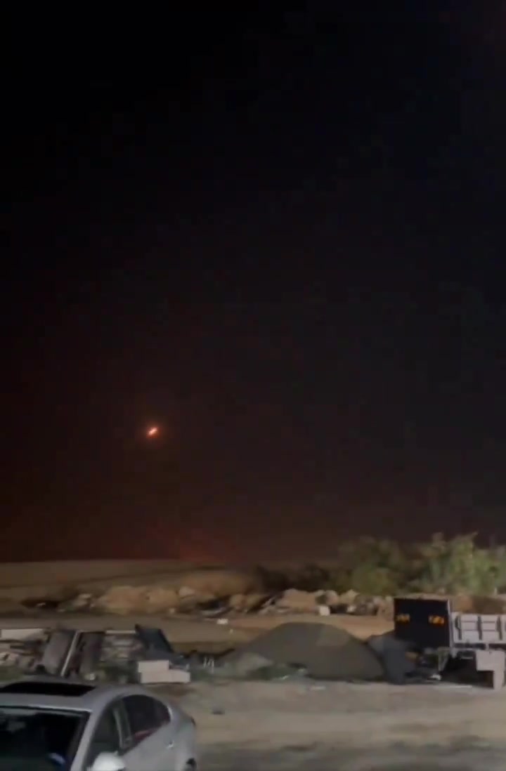 An Iranian missile struck an area in the Negev