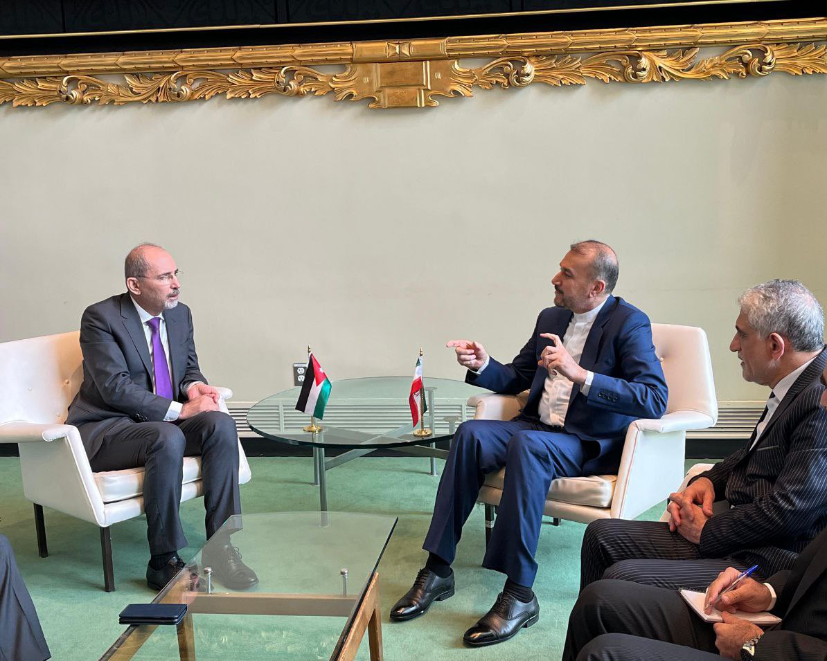 Iran and Jordan foreign ministers met in New York