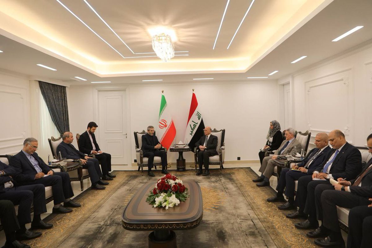 Iran’s acting foreign minister met Iraq’s foreign minister in Baghdad