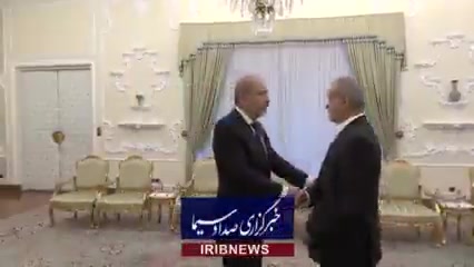 Jordan's foreign minister meeting with Iran's government's new President Masoud Pezeshkian, passing a message from the King. Pezeshkian said Tehran will respond to Israel's killing of Ismail Haniyeh