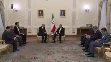 Jordan's foreign minister meeting with Iran's government's new President Masoud Pezeshkian, passing a message from the King. Pezeshkian said Tehran will respond to Israel's killing of Ismail Haniyeh