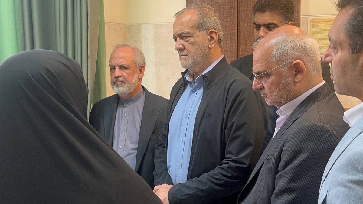 Today at a hospital in Tehran, Iran's President Pezeshkian visited a number of people who had been injured in the recent device explosions in Lebanon. Lebanese ambassador to Tehran also accompanied the president during the visit