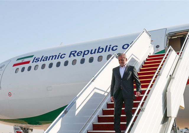 Le président iranien Pezeshkian est arrivé à New York pour assister à l'Assemblée générale des Nations unies et tenir des réunions bilatérales en marge de celle-ci.