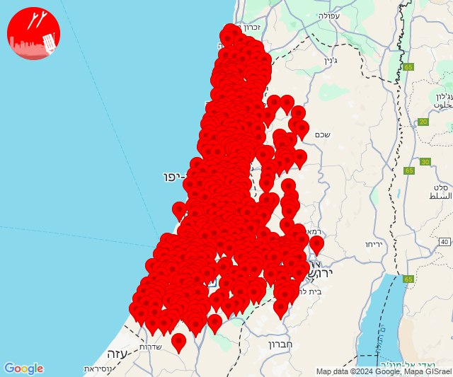 In ganz Israel heulen Sirenen angesichts möglicher Raketenstarts aus dem Iran