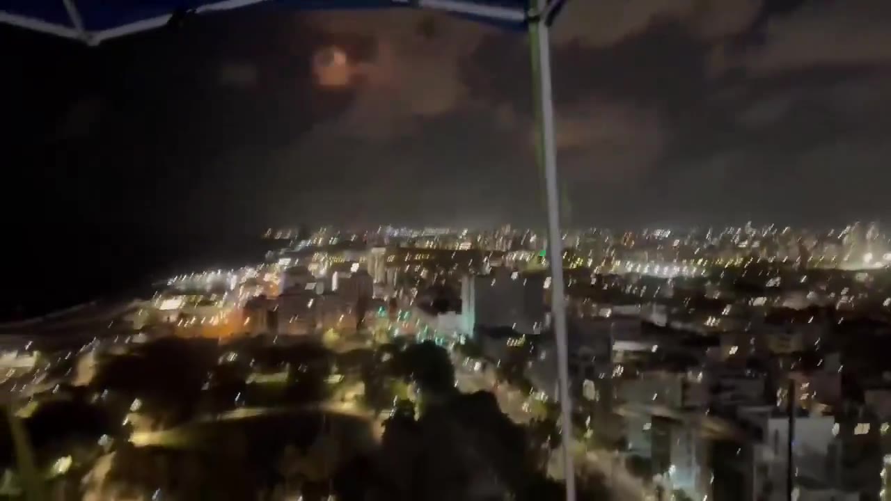 Iranian missiles clearly impacting in Tel Aviv