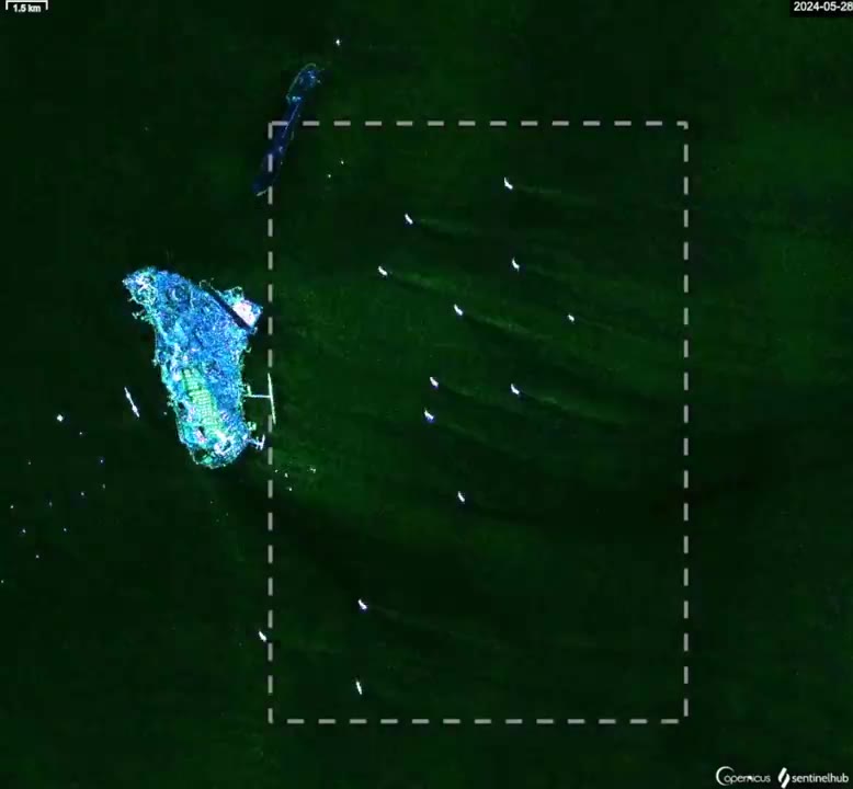 Des images satellites prises par radar montrent que les pétroliers iraniens ne sont plus ancrés près du terminal pétrolier de l'île de Kharg. Cette installation gère 90 % des exportations de pétrole brut iranien