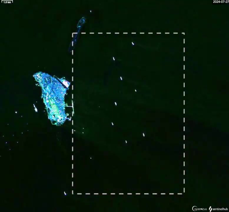 Des images satellites prises par radar montrent que les pétroliers iraniens ne sont plus ancrés près du terminal pétrolier de l'île de Kharg. Cette installation gère 90 % des exportations de pétrole brut iranien