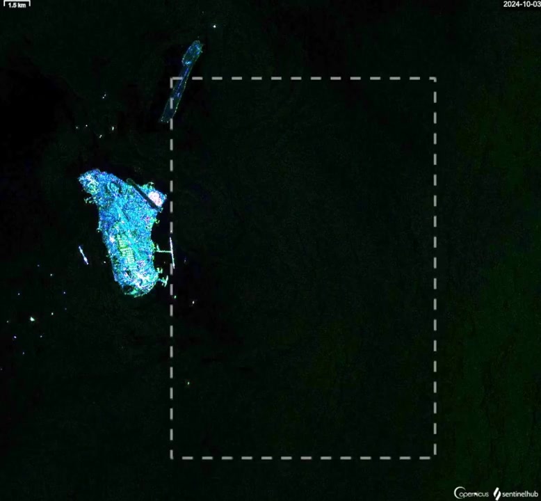 Imágenes satelitales obtenidas por radar muestran que los petroleros iraníes ya no están anclados cerca de la terminal petrolera de la isla Kharg. Esta instalación maneja el 90% de las exportaciones de crudo de Irán