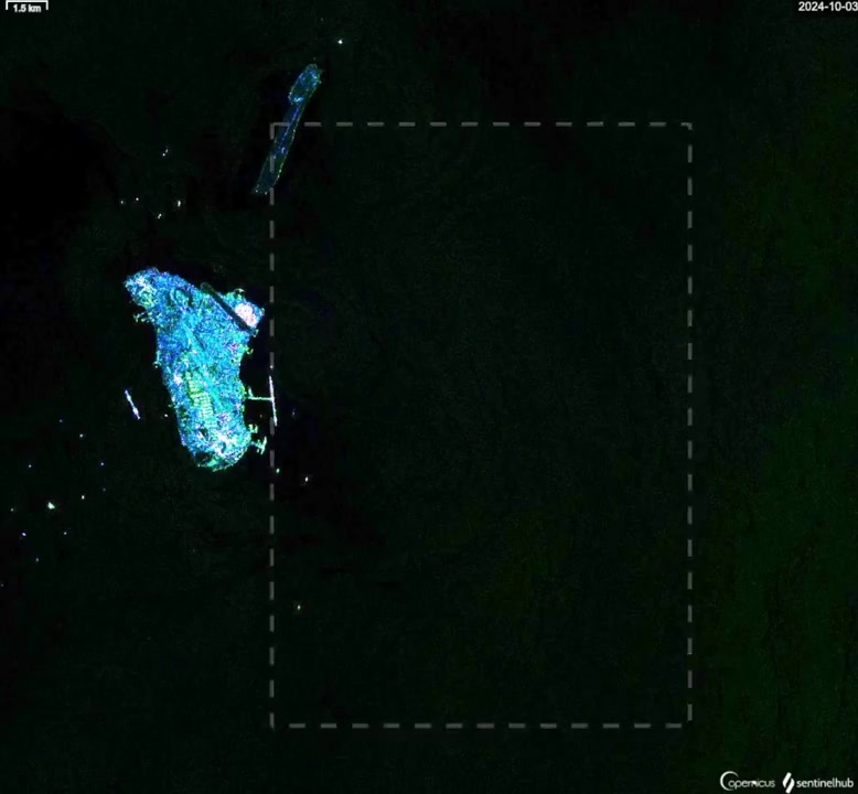 Des images satellites prises par radar montrent que les pétroliers iraniens ne sont plus ancrés près du terminal pétrolier de l'île de Kharg. Cette installation gère 90 % des exportations de pétrole brut iranien