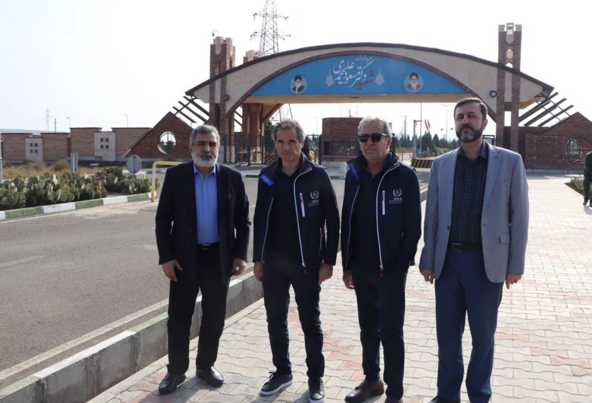 IAEA Director General and his deputy visited the Fordo and Natanz nuclear sites in Iran today on Friday