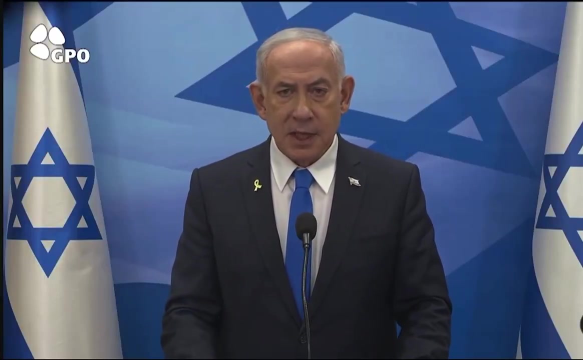 Israeli Prime Minister Netanyahu releases a video on Iranian nuclear proliferation:  I am committed to preventing Iran from obtaining nuclear weapons. I will not relent, I will not retreat, I will not give up”