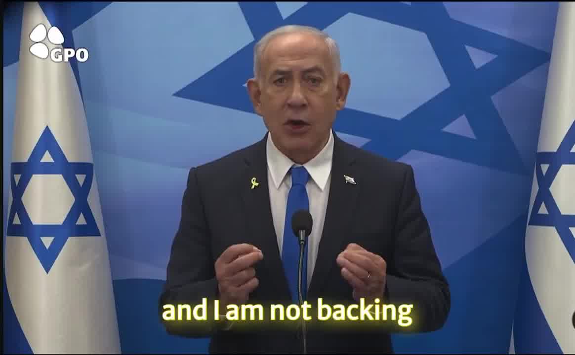 Israeli Prime Minister Netanyahu releases a video on Iranian nuclear proliferation:  I am committed to preventing Iran from obtaining nuclear weapons. I will not relent, I will not retreat, I will not give up”