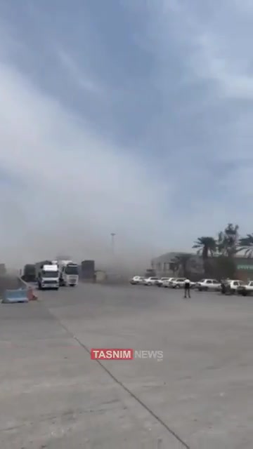 A  explosion at Shahid Rajaii port (port in southern Iran next to Persian Gulf), the reason is still not clear