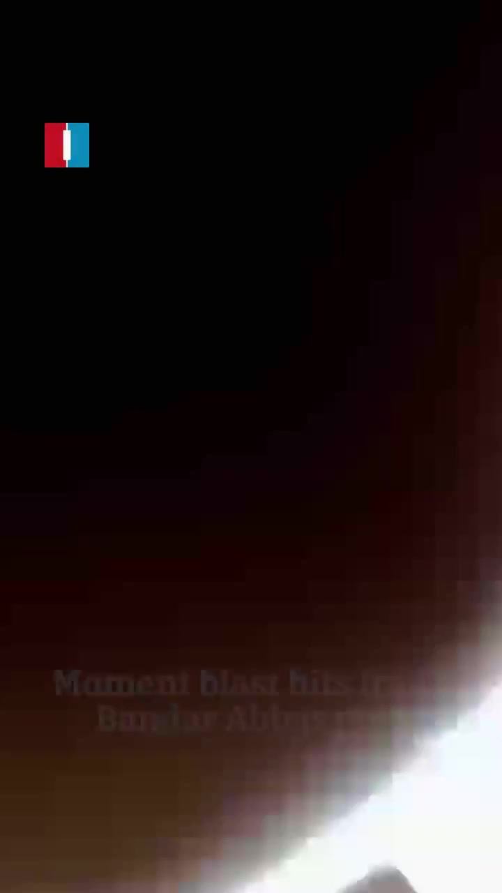 Footage shows the moment a powerful blast struck Iran’s Shahid Rajaee port in Bandar Abbas