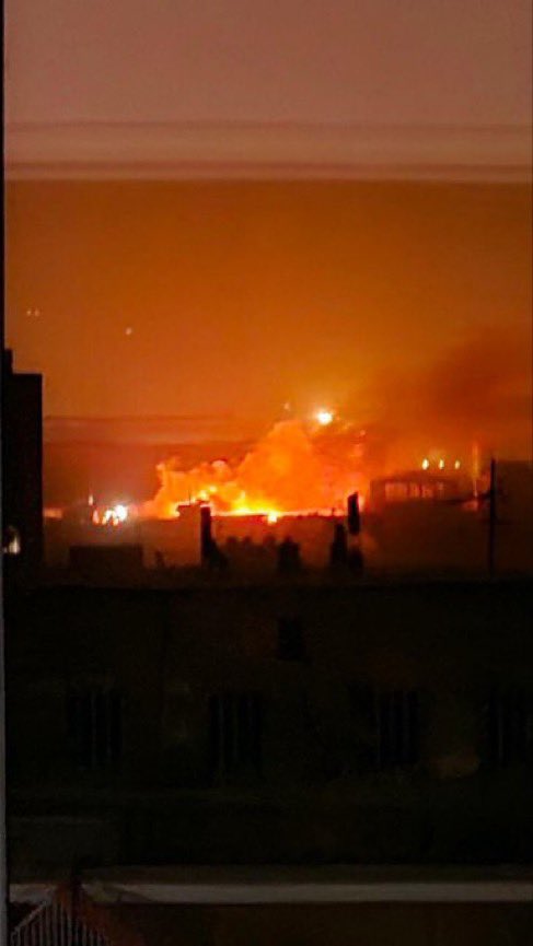 Report of massive explosion at a power station in Karaj, in Iran’s Alborz Mountains