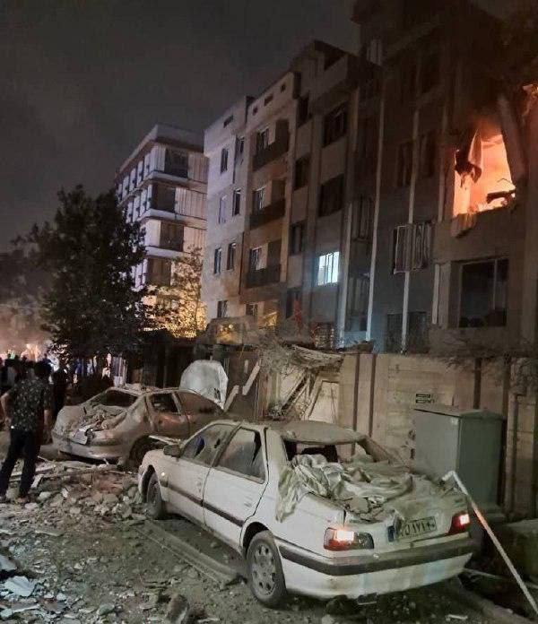 IRGC-affiliated Fars News reports that several residential units in Shahrak-e Mahallati in eastern Tehran have been targeted. The district is known to house senior Iranian military officials and their families