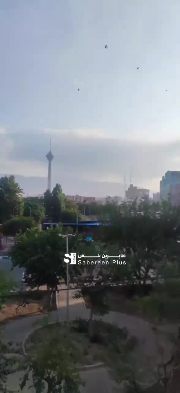 Iranian air defenses intercept Israeli attacks on the city of Al-Shahra in Tehran - pro-Iranian Sabereen media