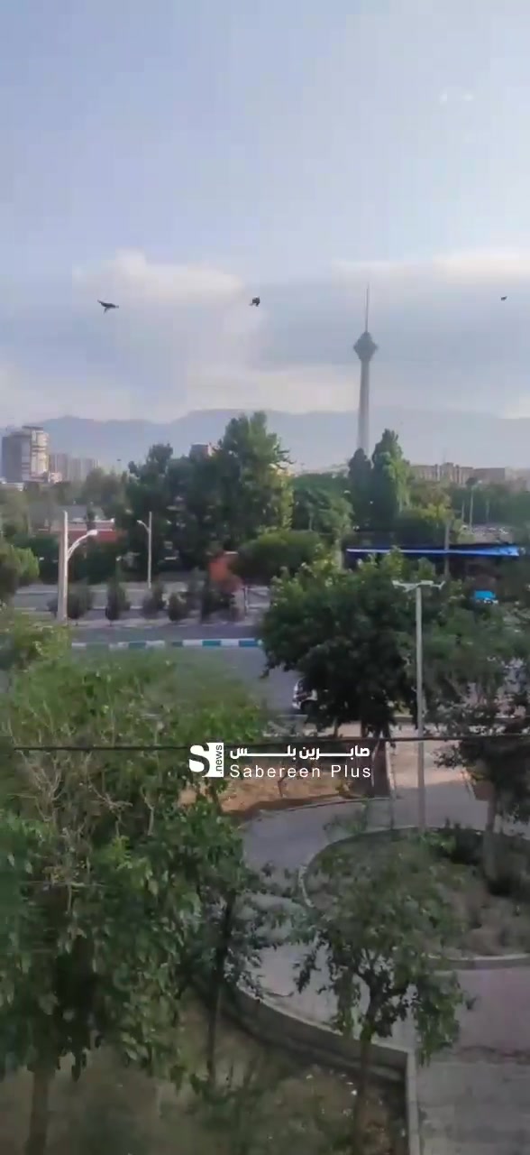 Iranian air defenses intercept Israeli attacks on the city of Al-Shahra in Tehran - pro-Iranian Sabereen media
