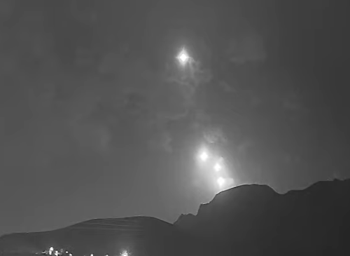 Iran launched ballistic missiles