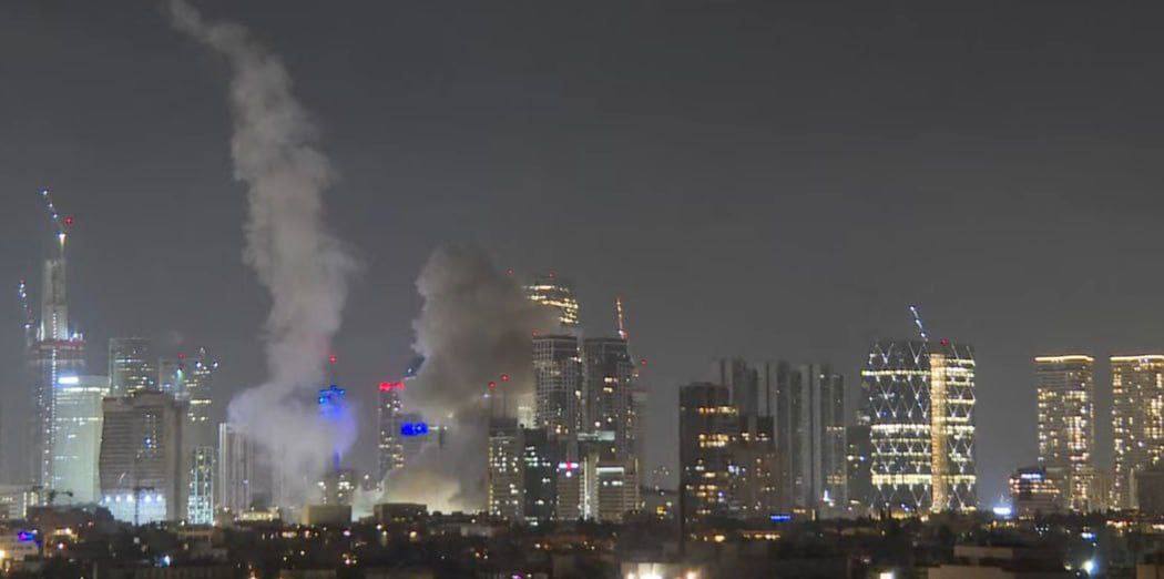 Initial reports of an explosion in Tel Aviv