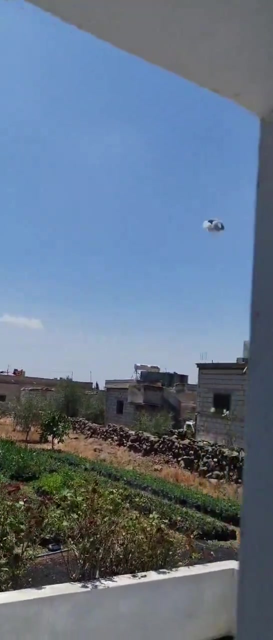 A second Iranian drone was intercepted over the town of Saida in the southern Quneitra countryside.