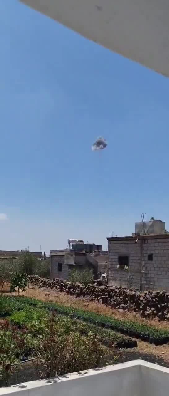 A second Iranian drone was intercepted over the town of Saida in the southern Quneitra countryside.