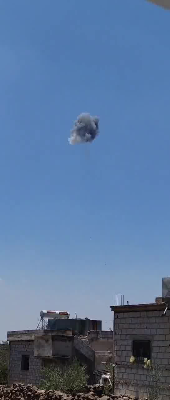 A second Iranian drone was intercepted over the town of Saida in the southern Quneitra countryside.