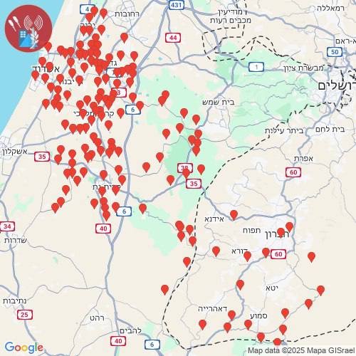 Alarms across Israel due to missile fire from Iran