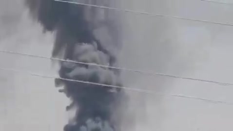 The moment of a violent raid on the Iranian city of Shiraz
