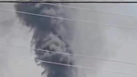 The moment of a violent raid on the Iranian city of Shiraz