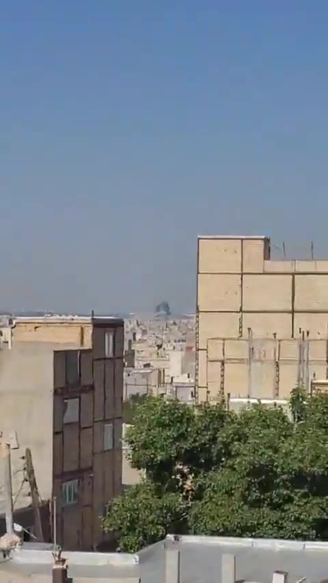 Iran International releases a video it claims shows an Israeli airstrike this morning on the western city of Tabriz.