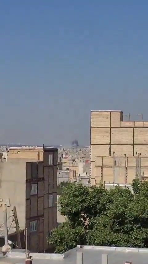 Iran International releases a video it claims shows an Israeli airstrike this morning on the western city of Tabriz.