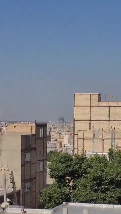 Iran International releases a video it claims shows an Israeli airstrike this morning on the western city of Tabriz.