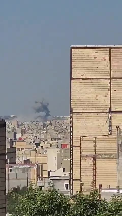 Iran International releases a video it claims shows an Israeli airstrike this morning on the western city of Tabriz.