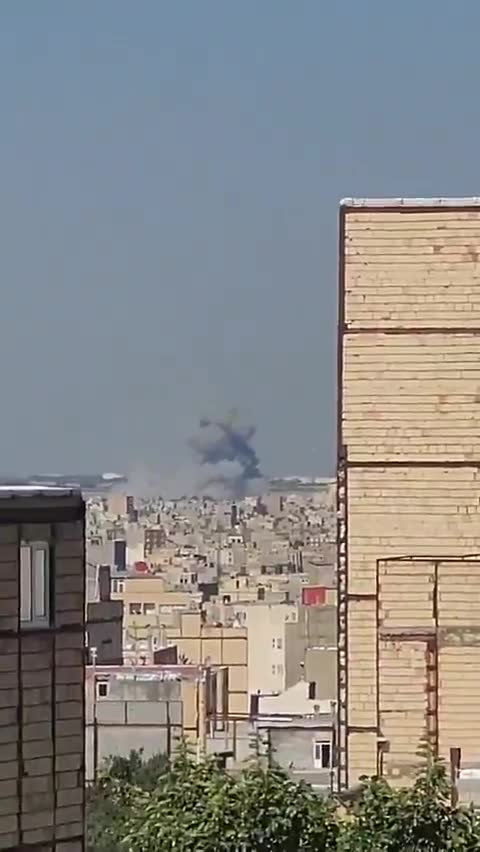 Iran International releases a video it claims shows an Israeli airstrike this morning on the western city of Tabriz.