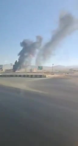 Report of an attack on the police headquarters in the city of Kashan, Iran